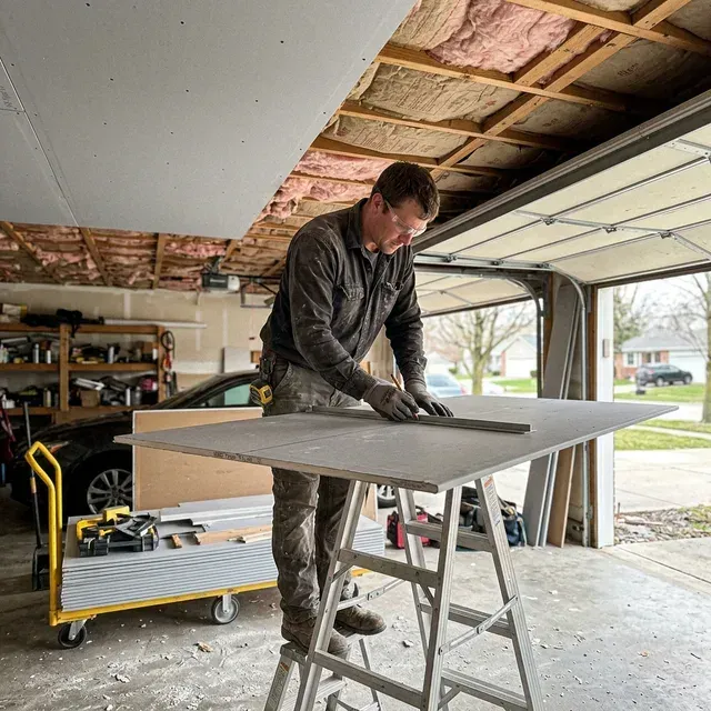 Basement Drywall Finishing and Garage Drywall Installation